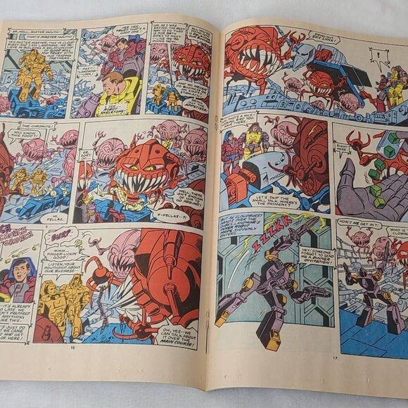 Transformers 52 Marvel Comics 1989 FN/VF 7.0 Mecannibals - Picture 5 of 16